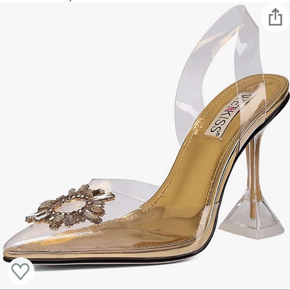Clear pumps brand new